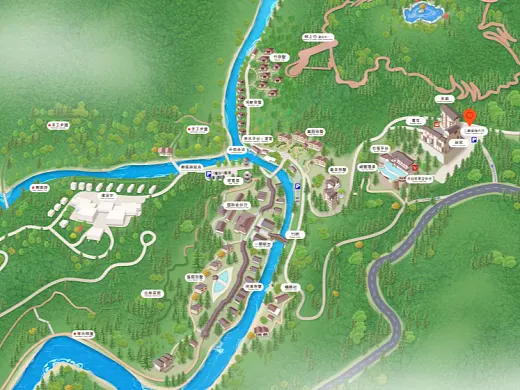 黑河结合景区手绘地图智慧导览和720全景技术，可以让景区更加“动”起来，为游客提供更加身临其境的导览体验。